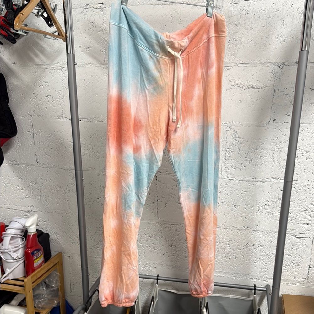 Tie Dye Jogger Sweatpants - SUNDRY Size 3 - Womens Drawstring Pants - Like New